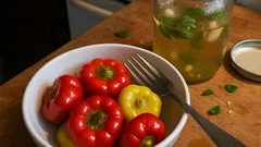 Papaccelle sott’aceto croccanti: la conserva semplice con aceto e vino rosso