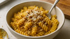 Pasta al pesto di zucca cremoso: pronta in pochi minuti, senza panna