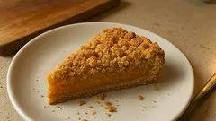 Sbriciolata zucca e amaretti: croccante fuori, morbida e speziata dentro