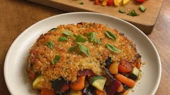 Verdure gratinate al forno: mix di stagione con crosticina dorata e fragrante