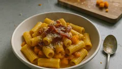 Pasta zucca e speck: il trucco dell’acqua di cottura per un sugo cremoso