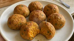 Polpette di zucca in friggitrice ad aria: dorate fuori, morbide dentro
