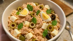 Insalata di riso con maionese al pomodoro: cremosa e fresca, perfetta d’estate