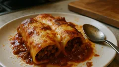 Cannelloni di carne al forno: ripieno morbido con ricotta e ragù, sempre succosi