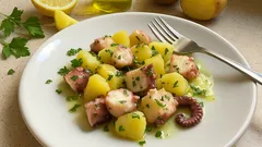 Polpo all’insalata con patate: il trucco per averlo tenero e saporito