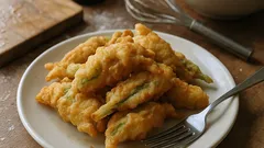 Pastella croccante e leggera: il trucco di acqua frizzante e birra ghiacciate